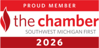 logo - proud member the chamber southwest michigan first 2026