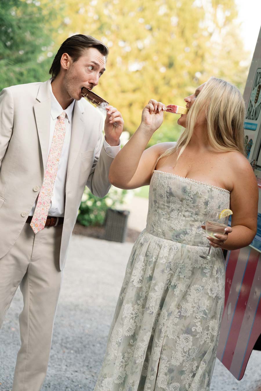 couple eating ice cream